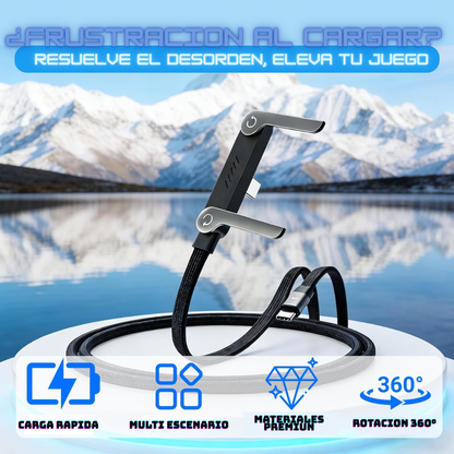 Cable Turbo 100W con Soporte